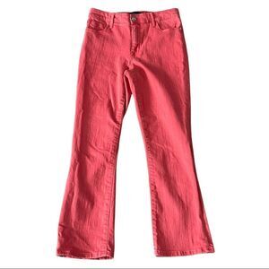 Sanctuary Denim Connector Kick Crop Standard Rise Burnt Orange Jeans Size 27